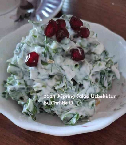 Lagu Mendayu Seromantis Semangkok "Spring Salad" Salad Musim Semi dari Uzbekistan