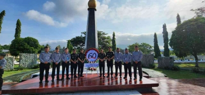 Peringati HBP Ke-60, Bapas Gorontalo ikuti Ziarah dan Tabur Bunga di Taman Makam Pahlawan Pentadio Gorontalo