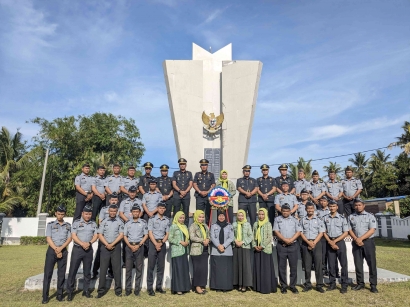 Rangkaian Hari Bakti Pemasyarakatan ke-60, Lapas Nunukan laksanakan Tabur Bunga di Taman Makam Pahlawan Kabupaten Nunukan