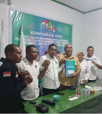 Hendrik Lewerissa Daftar Calon Gubernur di PKB Maluku