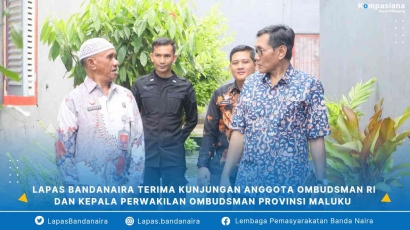 Lapas Bandanaira Terima Kunjungan Anggota OMBUDSMAN RI dan Kepala Perwakilan OMBUDSMAN Provinsi Maluku