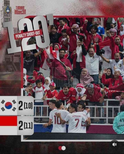 Cetak Sejarah! Timnas Indonesia Kalahkan Korea Selatan di Piala Asia U-23 2024