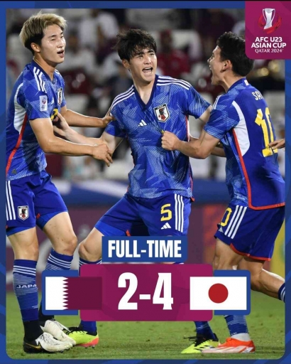 Jepang Kalahkan Tuan Rumah Qatar di AFC U23