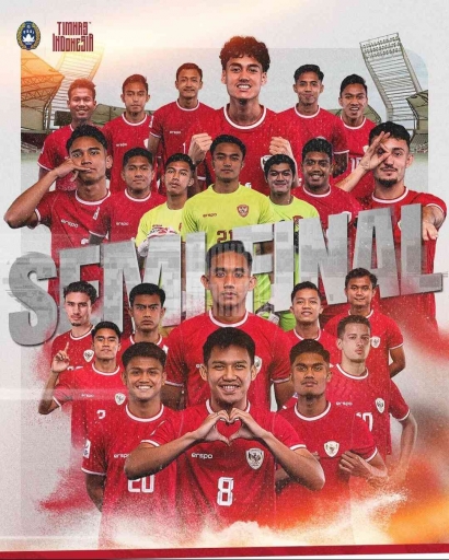 Timnas Indonesia U23 Lolos ke Semifinal!!