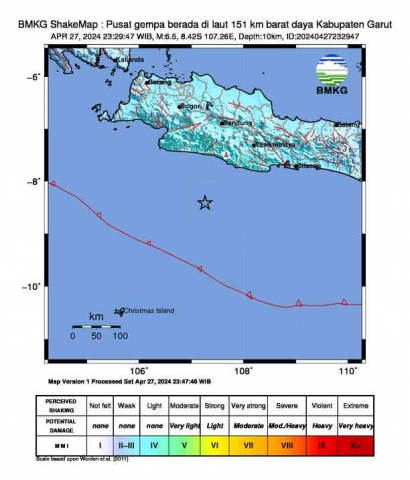Garut Diguncang Gempa 6.5 SR, Terasa hingga Bandung