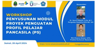 Workshop Penyusunan Modul Proyek Penguatan Profil Pelajar Pancasila (P5) SMAN 1 Rancaekek