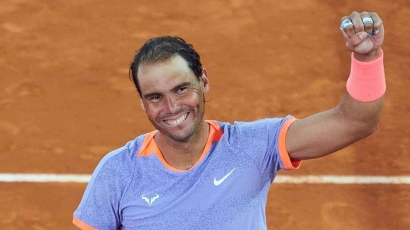 Madrid Open 2024: Nadal Membaik, Tundukkan De Minaur untuk Melaju ke Putaran Tiga