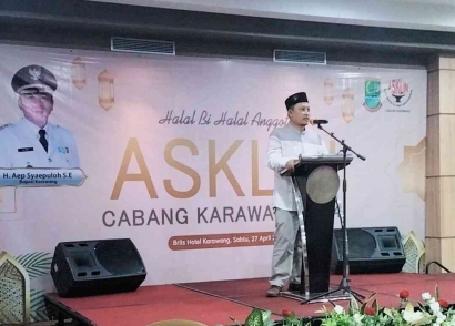 Halal Bilhalal ASKLIN Cabang Karawang, Momentum Silaturahmi Demi Junjung Tradisi Indonesia