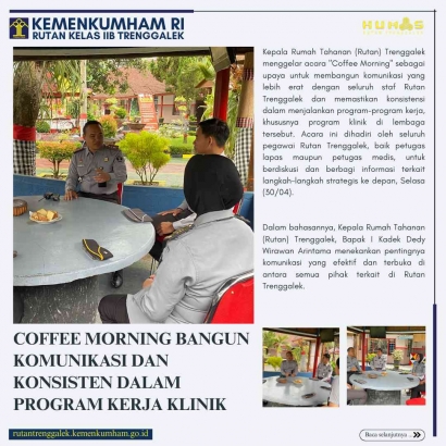 Coffee Morning Bangun Kumunikasi dan Konsistensi dalam Program Kerja Klinik