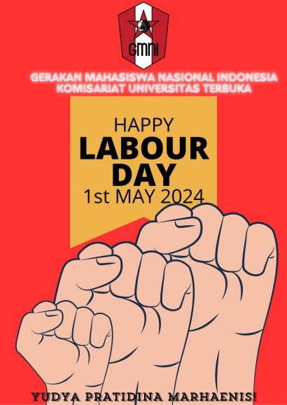 Seruan Politik GmnI Komisariat Universitas Terbuka Menyambut Hari Buruh Sedunia