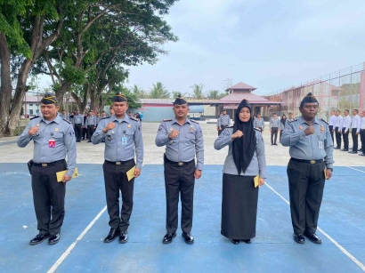Empat Petugas Rutan Banda Aceh Naik Pangkat, ini Pesan Karutan