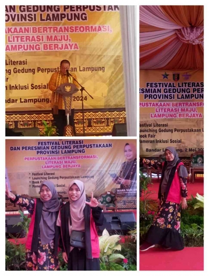 Menghadiri Megahnya Peresmian Perpustakaan Provinsi Lampung