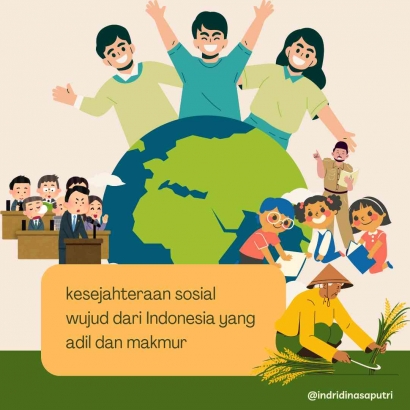 Membangun kesejahteraan sosial untuk Indonesia yang adil dan makmur