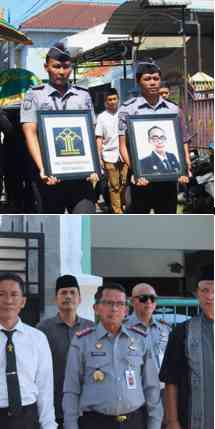 Kepala Rupbasan Mojokerto Hantarkan Salah Satu Pegawai Terbaik Kemenkumham Jawa Timur
