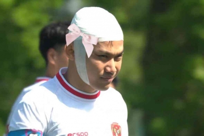 Insiden Kepala Berdarah Witan Sulaeman Warnai Kekalahan Timnas Indonesia U23 Lawan Guinea