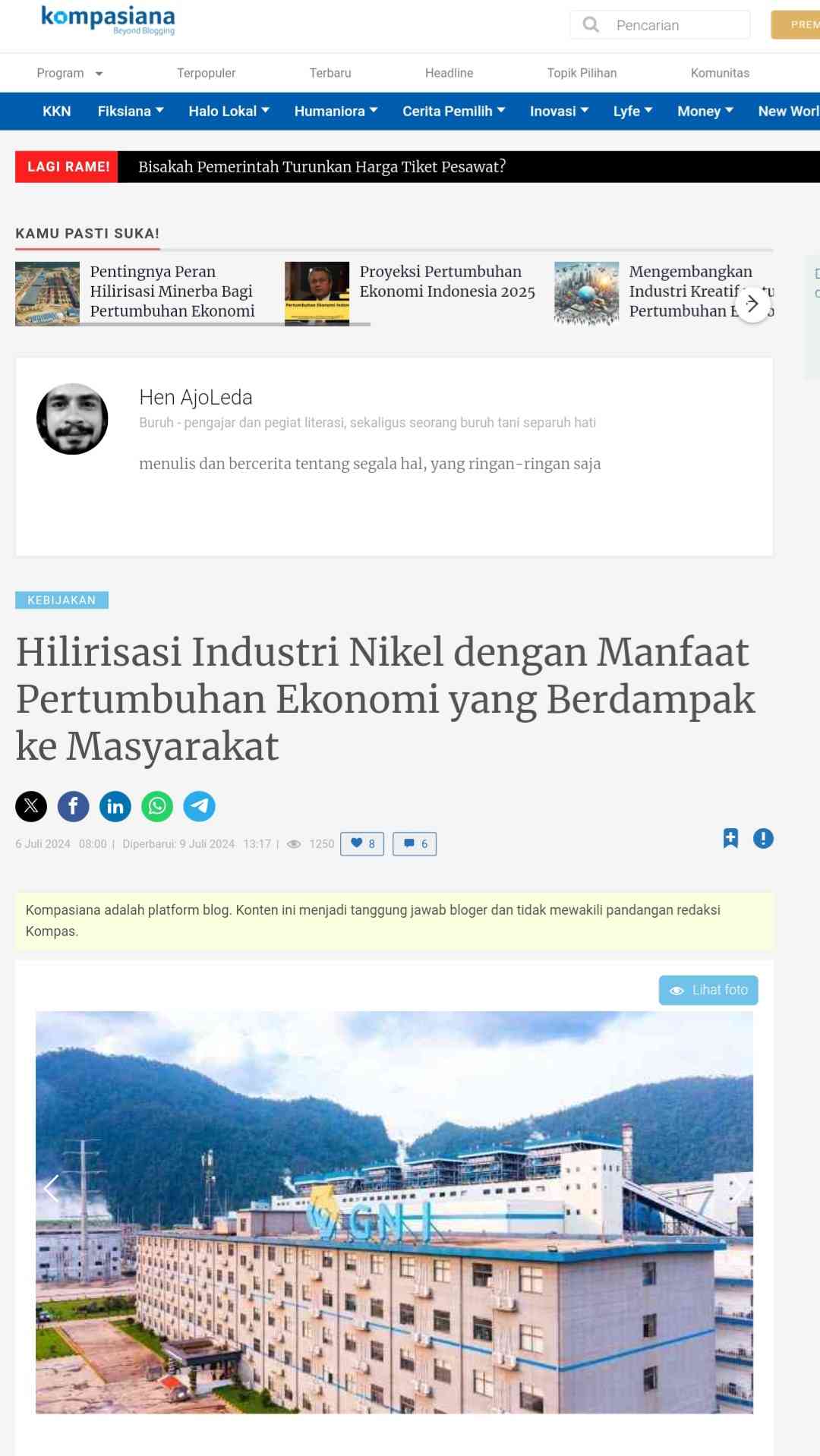 Kumpulan Artikel Terbaru Artikel - Kompasiana.com