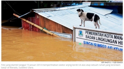 Banjir di Jakarta, Banjir di Manado ( Kisah Dua Blogger di Rumahkayu yang Tinggal Berlainan Kota Saat Banjir Melanda )