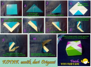 Kotak Cantik dari Origami