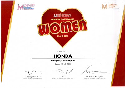 Ini Alasan Motor Honda Menjadi Pilihan Wanita Indonesia
