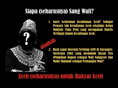 Siapa Sebenarnya Wali Nanggroe Aceh Pertama?