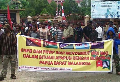 KNPB dan PNWP di Papua Siap Menyambut Misi MSG