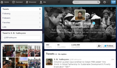 Hari ini, Saya STOP Mengikuti Twitter @SBYudhoyono