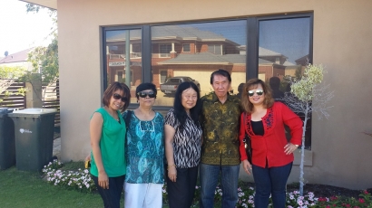 Kopdar Mengesankan bersama Pak Tjipta dan Ibu Lina Effendy di Iluka, Perth