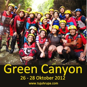 Green Canyon di Pangandaran versi Semi Backpacker