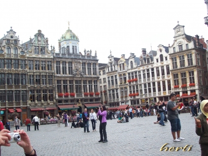 Indahnya Kawasan Kota Tua di Brussel, Belgia