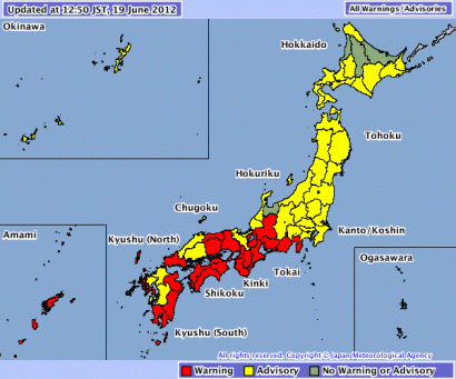 Hari Ini, Angin Topan Melanda Jepang!