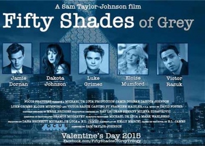 Valentine: Jangan Nonton Film Fifty Shades of Grey di Indonesia
