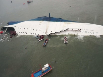 Tenggelamnya Kapal Sewol di Korea Selatan: Tragedi Titanic yang Terulang Kembali