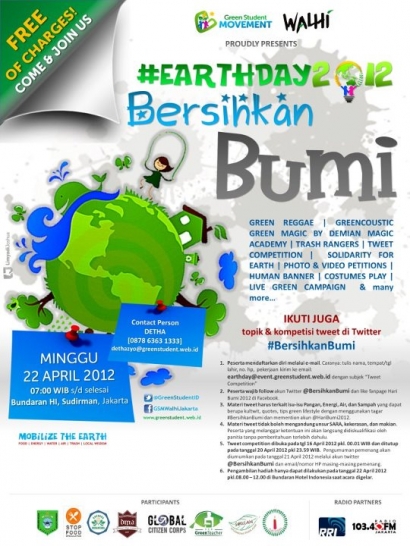 Earth Day 2012 #BersihkanBumi