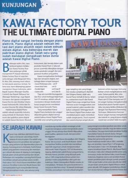 Kawai Factory Tour "The Ultimate Digital Piano"