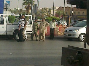 Di Riyadh KSA,Tabrakan Kecil Sudah Biasa