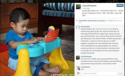 Kembali Ibu Ani Yudhoyono Dikritik Lewat Instagram