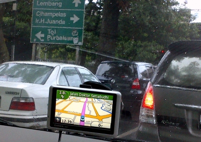 Menaklukkan Bandung dengan GPS