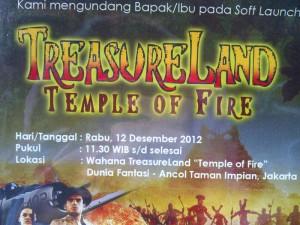 Treasureland, Temple of Fire – Dufan, & Inovasi Ancol di Akhir Tahun 2012