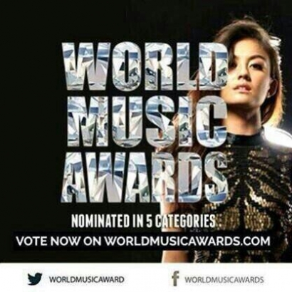 Agnez Mo dan World Music Awards 2014