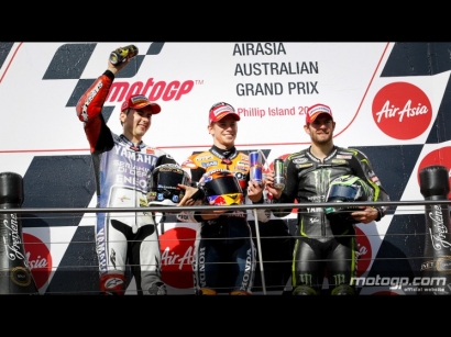 MotoGP Australia, Stoner Juara Seri, Lorenzo Juara Dunia
