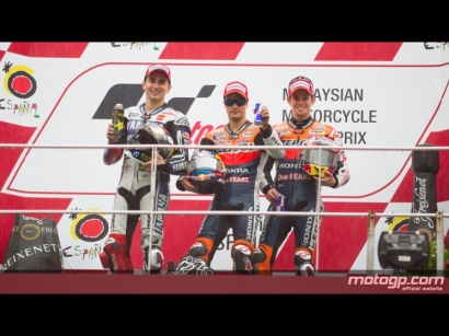 MotoGP Sepang, Pedrosa Juara di Balapan Penuh Drama
