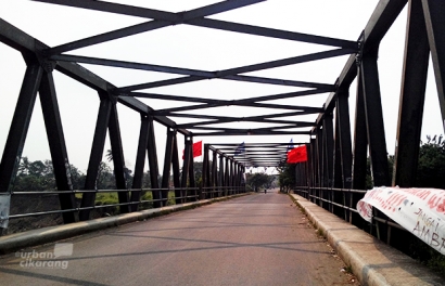 Jembatan Cipamingkis Cibarusah Terancam Ambruk Lagi