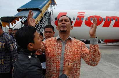 Teroris Asal Aceh Disambut bak Pahlawan