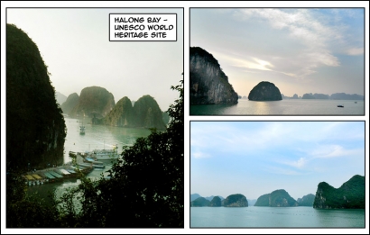 Vietnam dengan Silk Air Bag. 2: Halong Bay