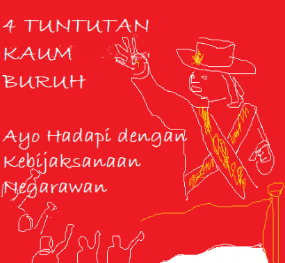Bela dan Dukung Kaum Buruh Indonesia
