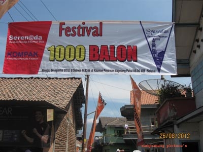 Festival 1000 Balon di Payaman Magelang