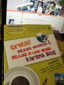 Gratis! Keliling Indonesia &amp; Belajar di LN Karena Blog – Nonadita