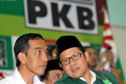 Cak Imin Berlindung di Ketiak Jokowi