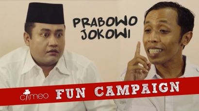 Corak Kepemimpinan Kedua Capres - Interpretasi Cameo Fun Campaign