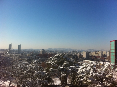 White Christmas di Daejeon, Korea Selatan